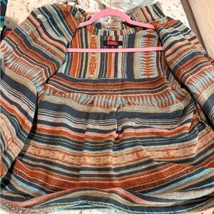 Rock & Roll Cowgirl Multicolor Striped Jacket